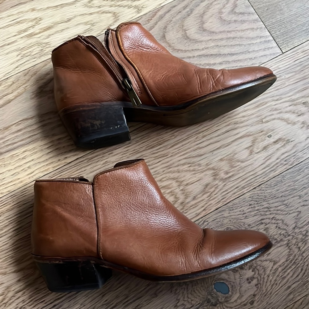 Sam Edelman brown leather boots